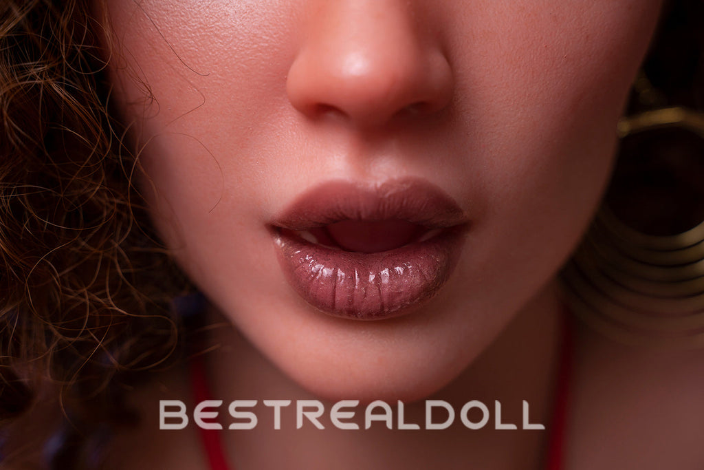 US Stock - RIDMII Anita Unique Design 162cm Silicone ROS Head Sex Doll #461 TPE Body Movable Jaw Adult BBW Love Doll