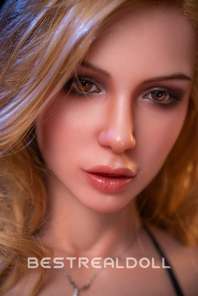 US Stock - RIDMII Liza Unique Design 166cm #404 Realistic ROS Head Small Boobs Sex Doll Silicone Head TPE Body Oral Sex Movable Jaw Adult Love Doll