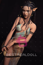 Load image into Gallery viewer, US Stock - YAMIEE Sia Unique Design 157cm #1073E Silicone Head Sex Doll Tanned Skin Small Breasts TPE Body Adult Love Doll