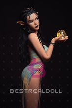 Load image into Gallery viewer, US Stock - YAMIEE Sia Unique Design 157cm #1073E Silicone Head Sex Doll Tanned Skin Small Breasts TPE Body Adult Love Doll