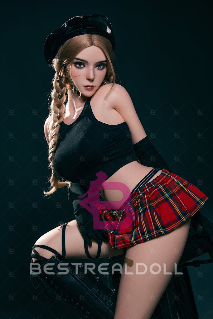 US Stock - Vionnet 164cm S37 Full Silicone Sex Doll Natural Skin Silicone Adult Love Doll (Free 2ND Head)
