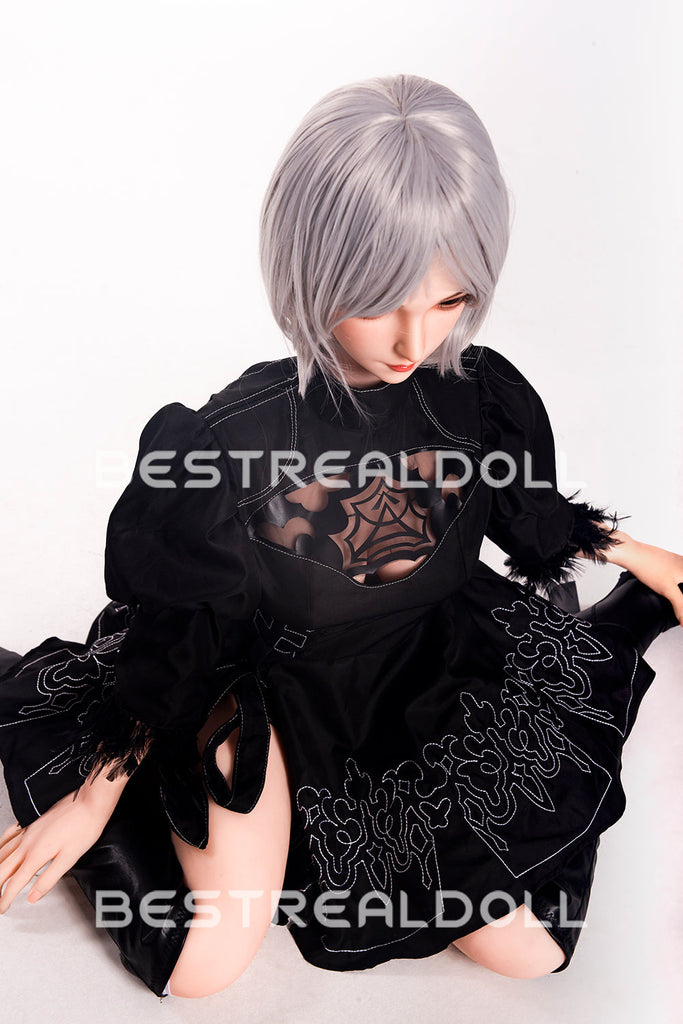 US Stock - RIDMII 163cm Unique Design Momo Plus Cosplay App-Controlled Sex Doll Silicone Head TPE Body Love Doll