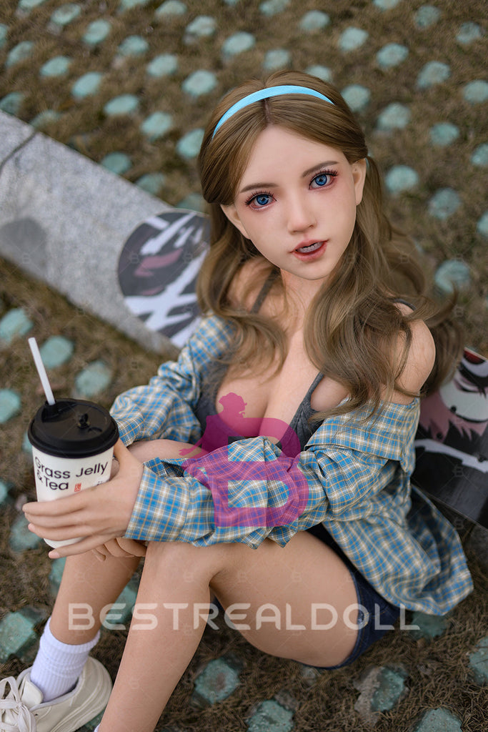 US Stock -Tindra 150cm K171 Full Jelly Breasts Silicone ROS Sex Doll Movable Jaw Silicone Adult Love Doll