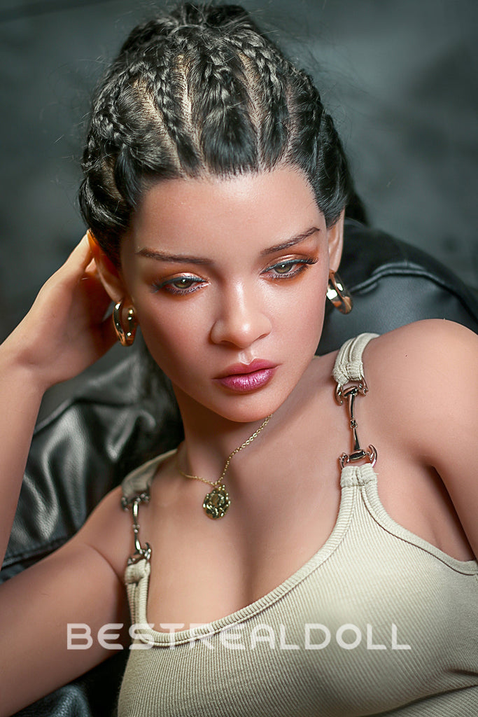 US Stock - 166cm Shala Silicone Head Shemale Sex Doll S13 Small Breasts Lesbian Doll Realistic Adult TPE Transgender Love Doll