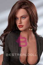 Load image into Gallery viewer, YAMIEE Ella 163cm Silicone ROS Head Movable Jaw Sex Doll TPE Body Tanned Skin Oral Sex Adult Love Doll