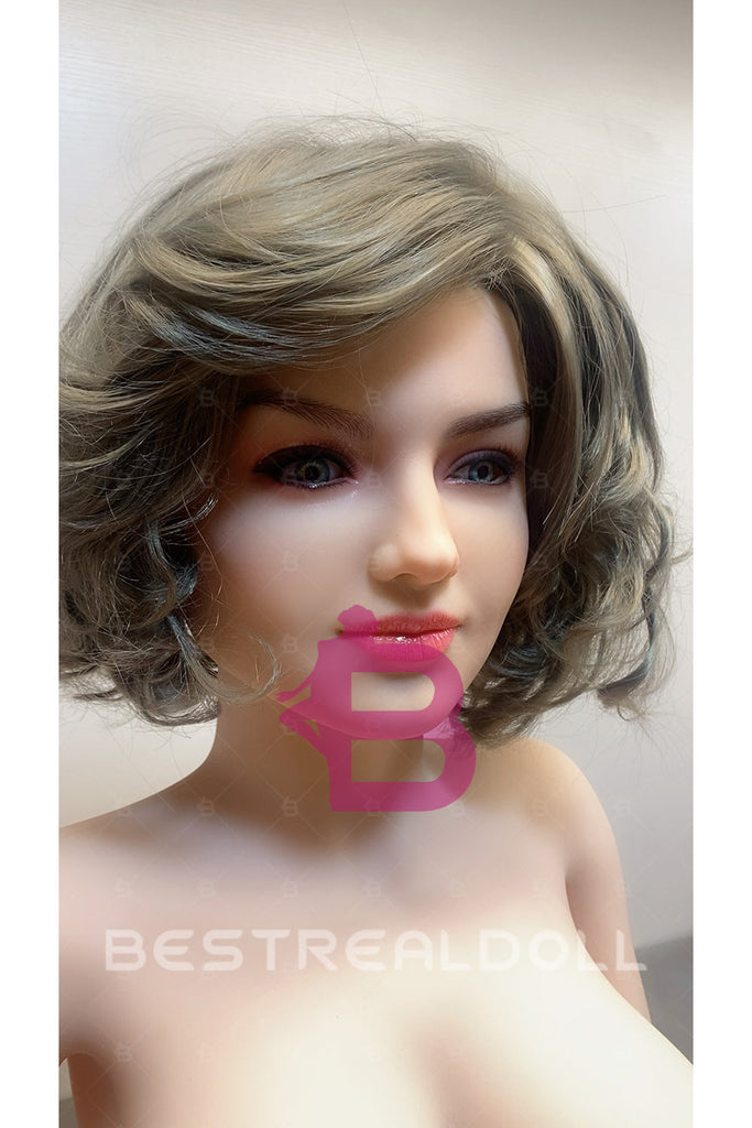 US Stock - RIDMII 163cm Krista Unique Design Realistic Sex Dolls Silicone Head TPE Body Jelly Breasts Adult Love Doll