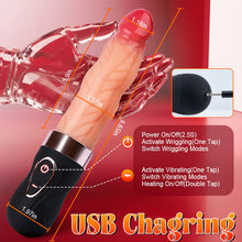 Load image into Gallery viewer, Raw Torque – Beheizbarer S-Wave-Dildo