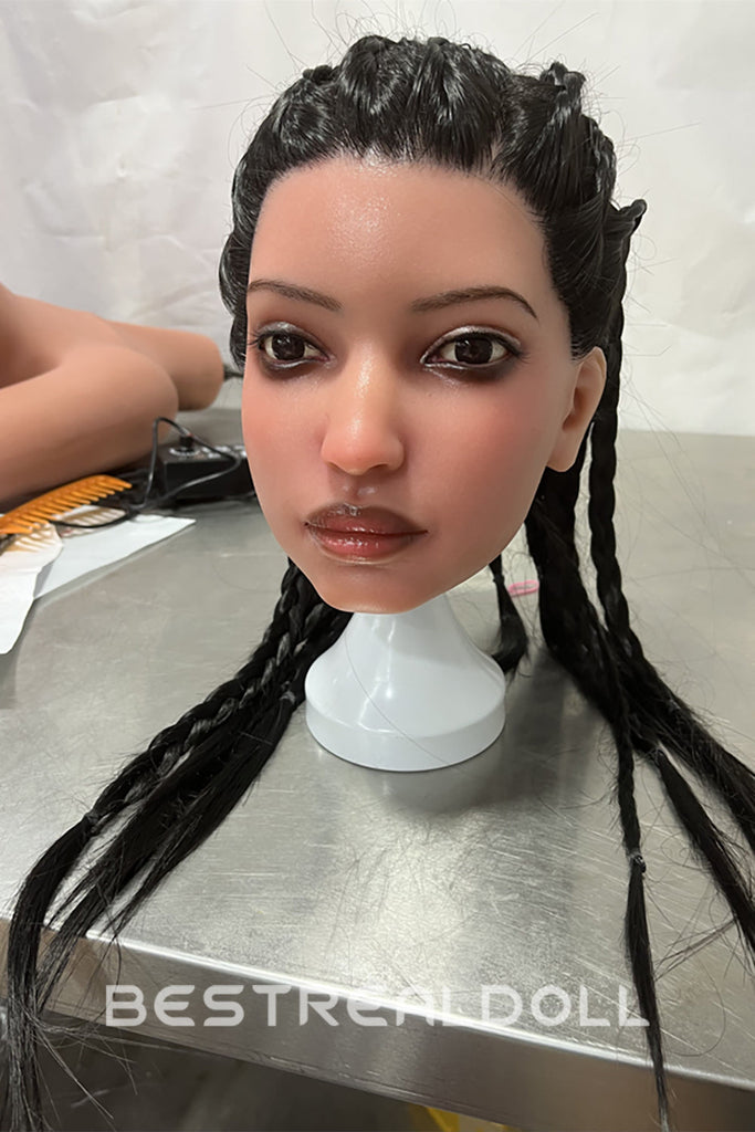 US Stock - 166cm Atyeh Silicone Head Shemale Sex Doll S14 Realistic Adult TPE Transgender Love Doll Ladyboy Lesbian Doll