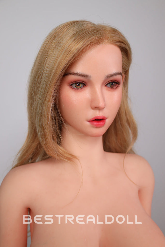 US Stock - Kira 163cm Natural Skin Sex Doll Silicone Head TPE Body Jelly Breasts Adult Love Doll