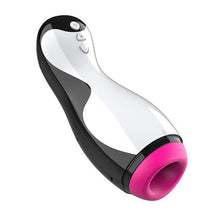 Load image into Gallery viewer, Bowling Deep Throat Intelligent Vibration Vacuum Sucking Voice Aircraft Cup Men's Fun Masturbation Warming Cup