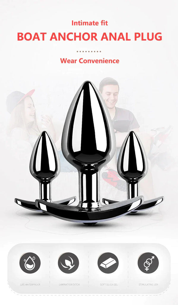 Ship Anchor Metal Anal Plug Female Appliance Backyard Masturbation Alternative Adult Sex Toys