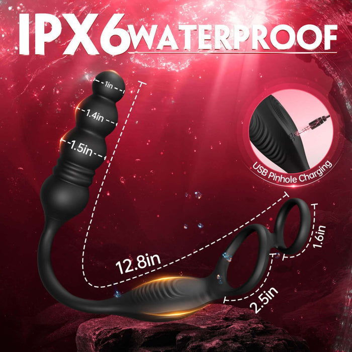 ARCHIE4 - App Control Vibrating and Thrusting Anal Plug