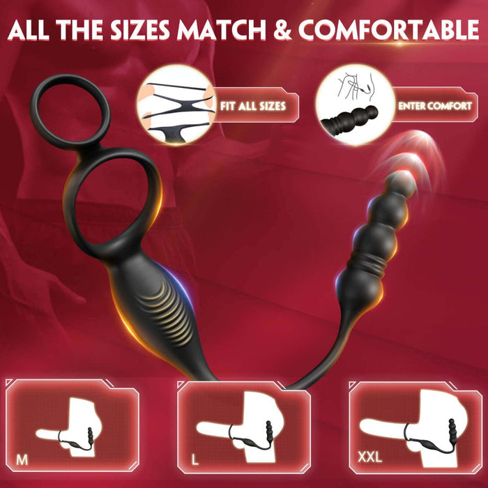 ARCHIE4 - App Control Vibrating and Thrusting Anal Plug
