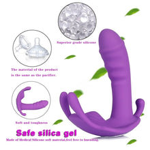 Load image into Gallery viewer, Women's Sex Toy App Wearing Butterfly Remote Control Masturbation Vibrator Egg Hopping Massager Wearing Penis