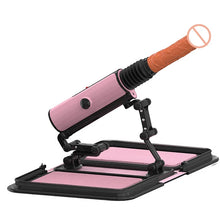 Load image into Gallery viewer, Leather Bag Female Sex Machine Masturbation Pumping Gun With Dildos