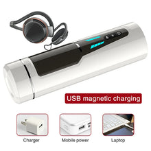 Load image into Gallery viewer, Men's Fully Automatic Telescopic Insertion Aircraft Cup Vibration Induction Speech Adult Sexual Products