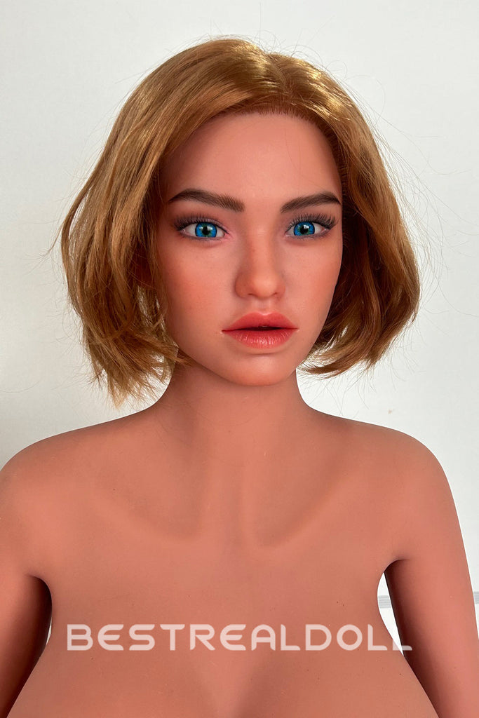 US-Stock - RIDMII Rory Unique Design 167cm Silicone ROS Head BBW Sex Doll TPE Body Movable Jaw Oral Sex Adult Love Doll