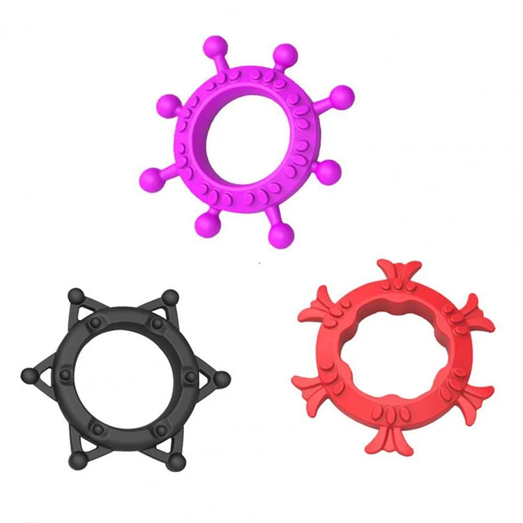 Silicone Male Penis Delay Ejaculation Ring Cock Ring