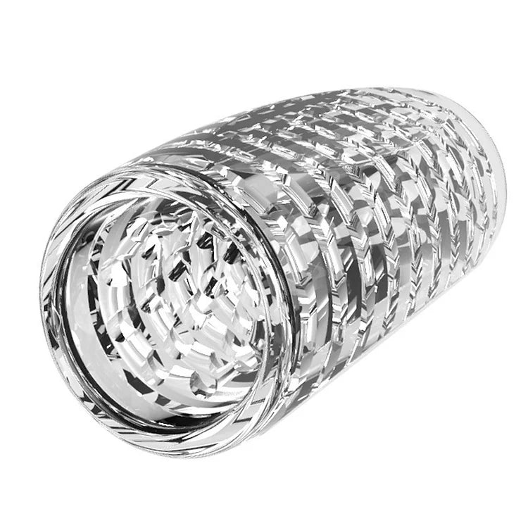 Qiaoer Aircraft Cup Transparent Masturbation Cup Manual Masturbation Cup For Men Wholesale Of Adult Sexual Products