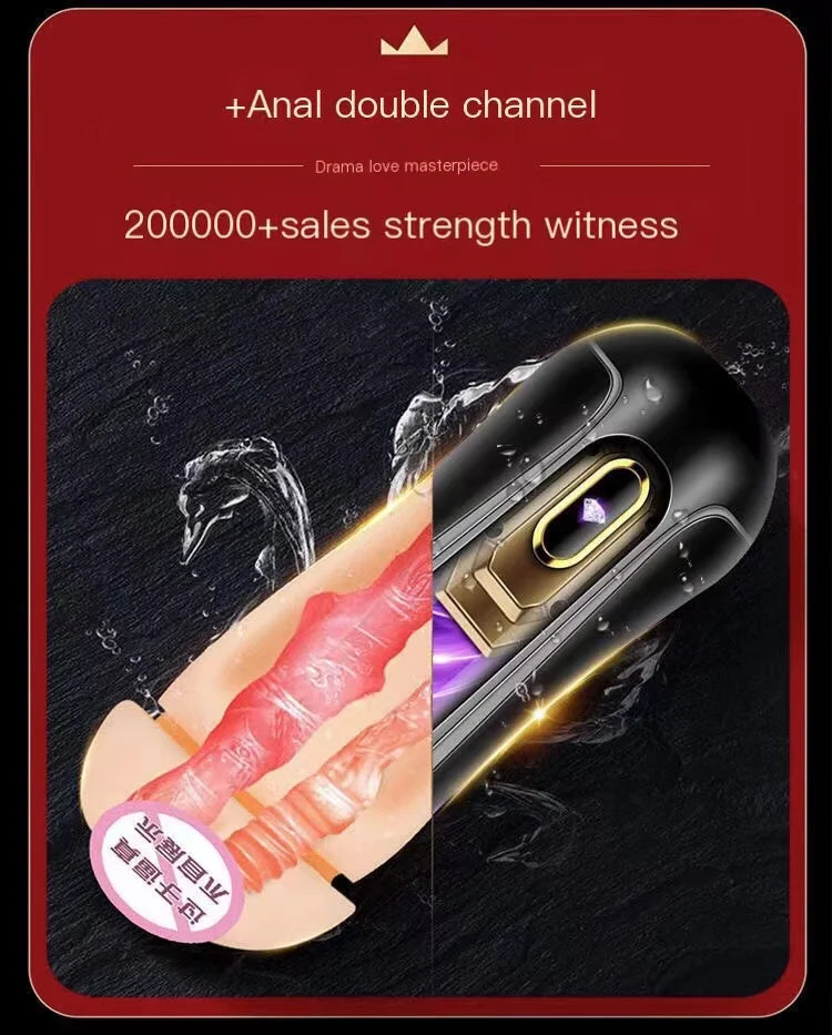 Dramatic Love Airplane Cup Male Masturbator Simulation Model Adult Sex Toy