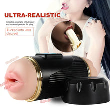 Load image into Gallery viewer, Double-headed aircraft cup fully automatic men's masturbation device mouth and vagina double acupoint famous device penis exercise adult sex toys
