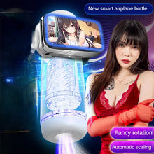 Load image into Gallery viewer, Men's Appliances Automatic Telescopic Rotary Pronunciation Aircraft Cup Men's Clip Suction Masturbator Sex Products